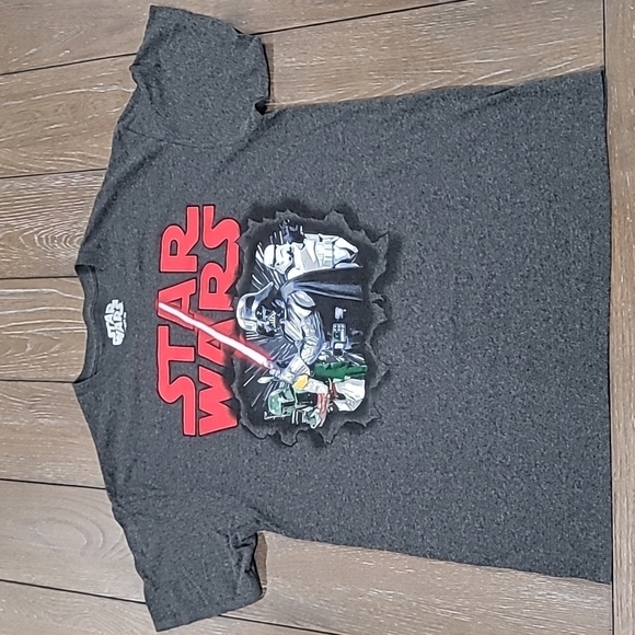 Star Wars Darth Vader Boba Fett Stormtrooper T-Shirt Size L - Picture 2 of 7